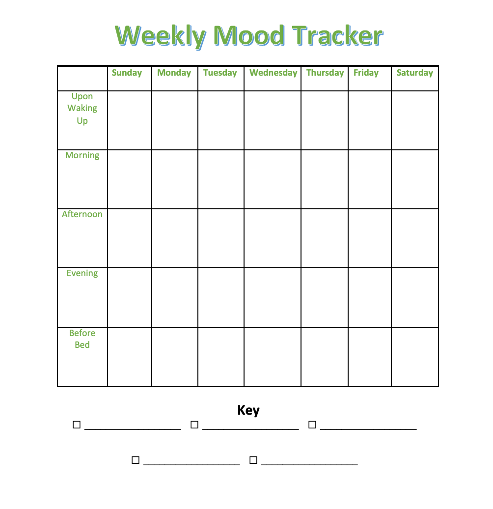 15 Mood Tracker Printables To Aid In Self Awareness
