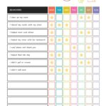 19 Printable Behavior Chart Templates for Kids TemplateLab Worksheets Library