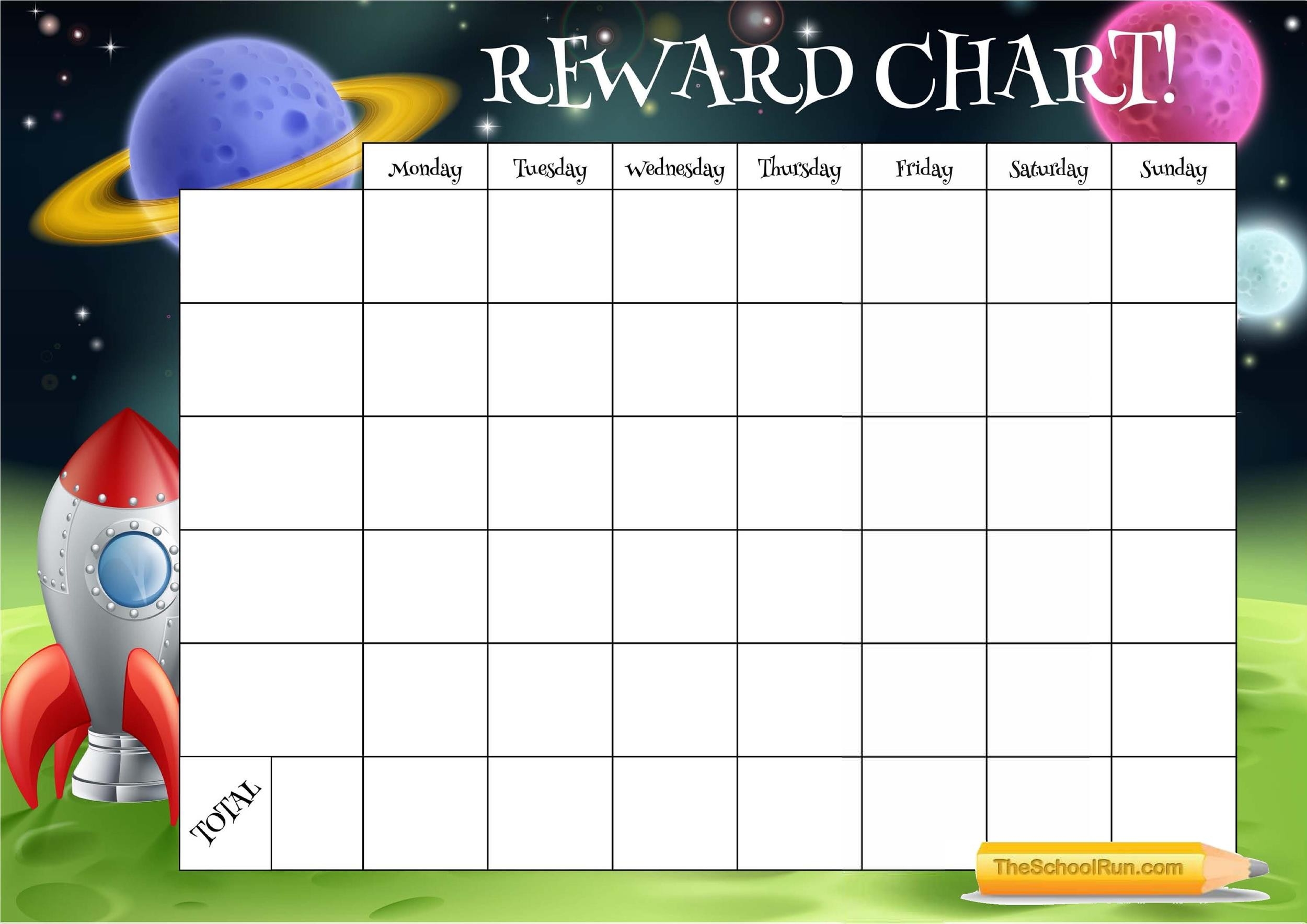 Sticker Reward Chart Printable