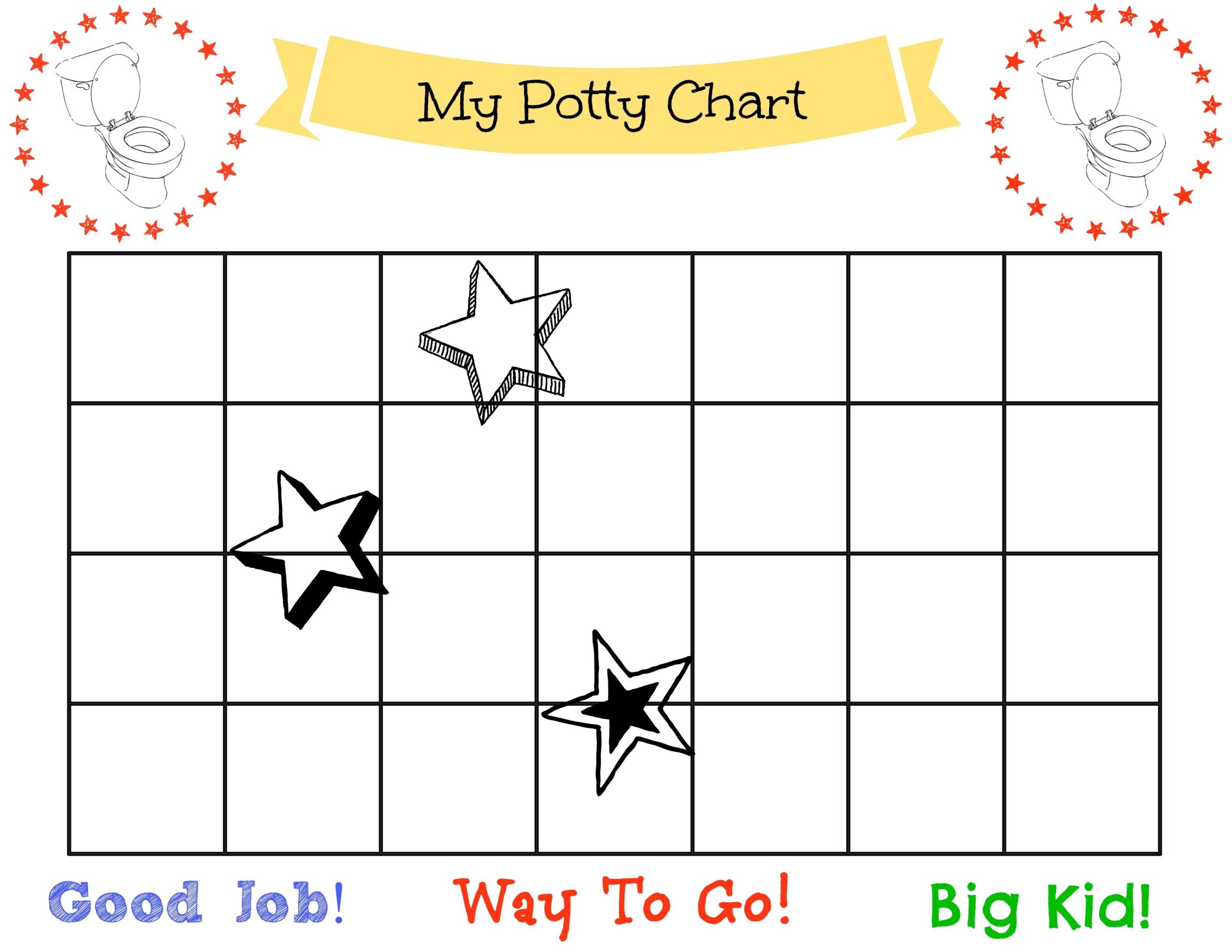 Free Potty Chart Printable