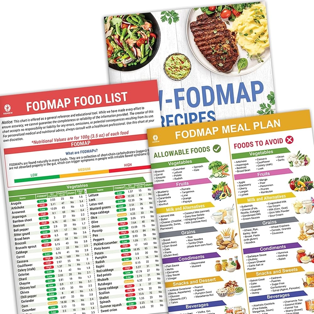 Amazon HAMIEW Set 3 Fodmap Chart Low Fodmap Diet List Of Foods Printable Food Meal Plan Brochure For Beginners Foods To Avoid Optimizing The Elimination Diet IBS Symptom Relief Easy Recipes Amazon HAMIEW Set 3 Fodmap Chart Low Fodmap Diet List Of Foods Printable Food Meal Plan Brochure For Beginners Foods To Avoid Optimizing The Elimination Diet IBS Symptom Relief Easy Recipes