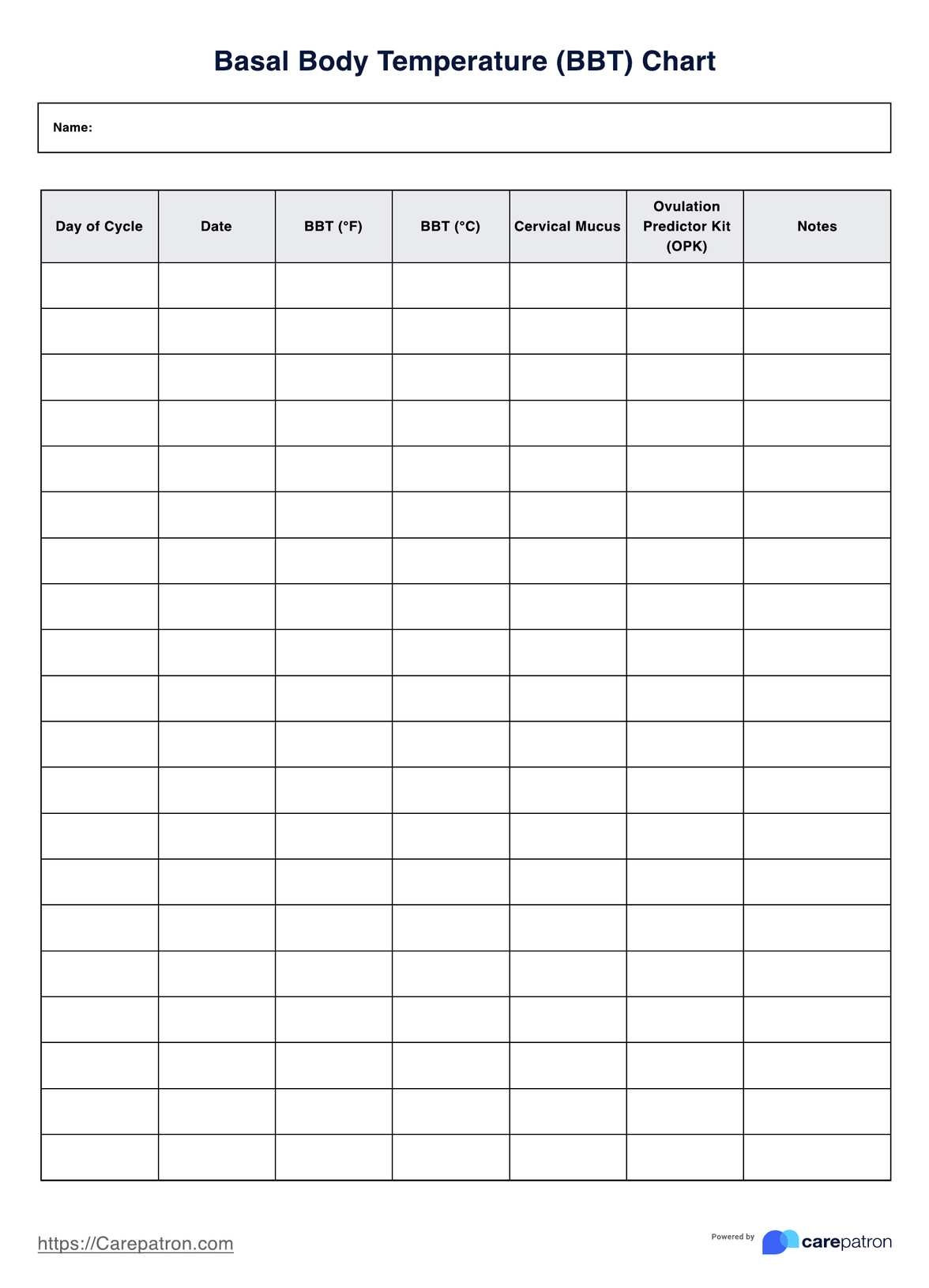 Basal Body Temperature Chart U0026 Example Free PDF Download Basal Body Temperature Chart U0026 Example Free PDF Download