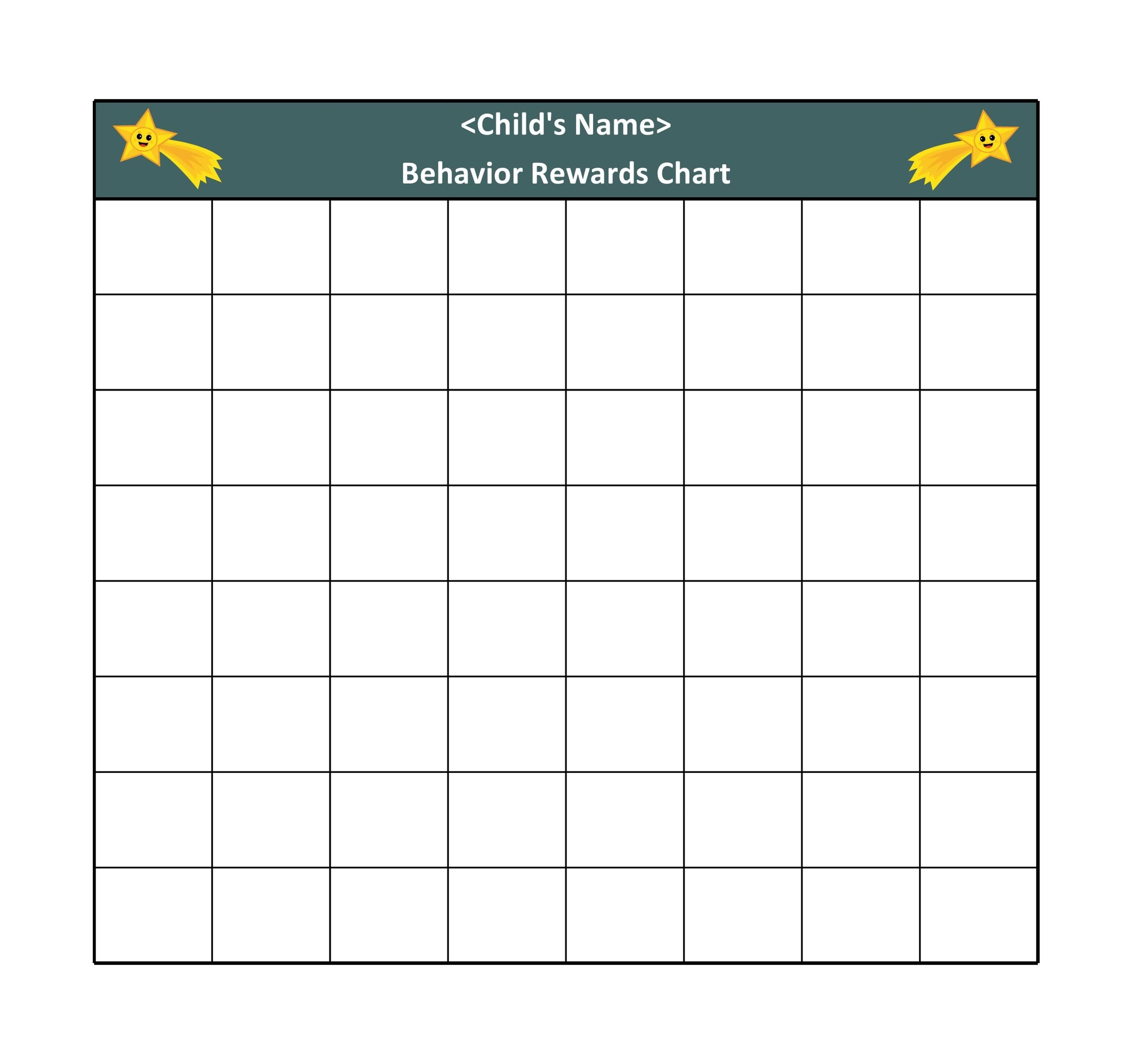Rewards Chart Printable