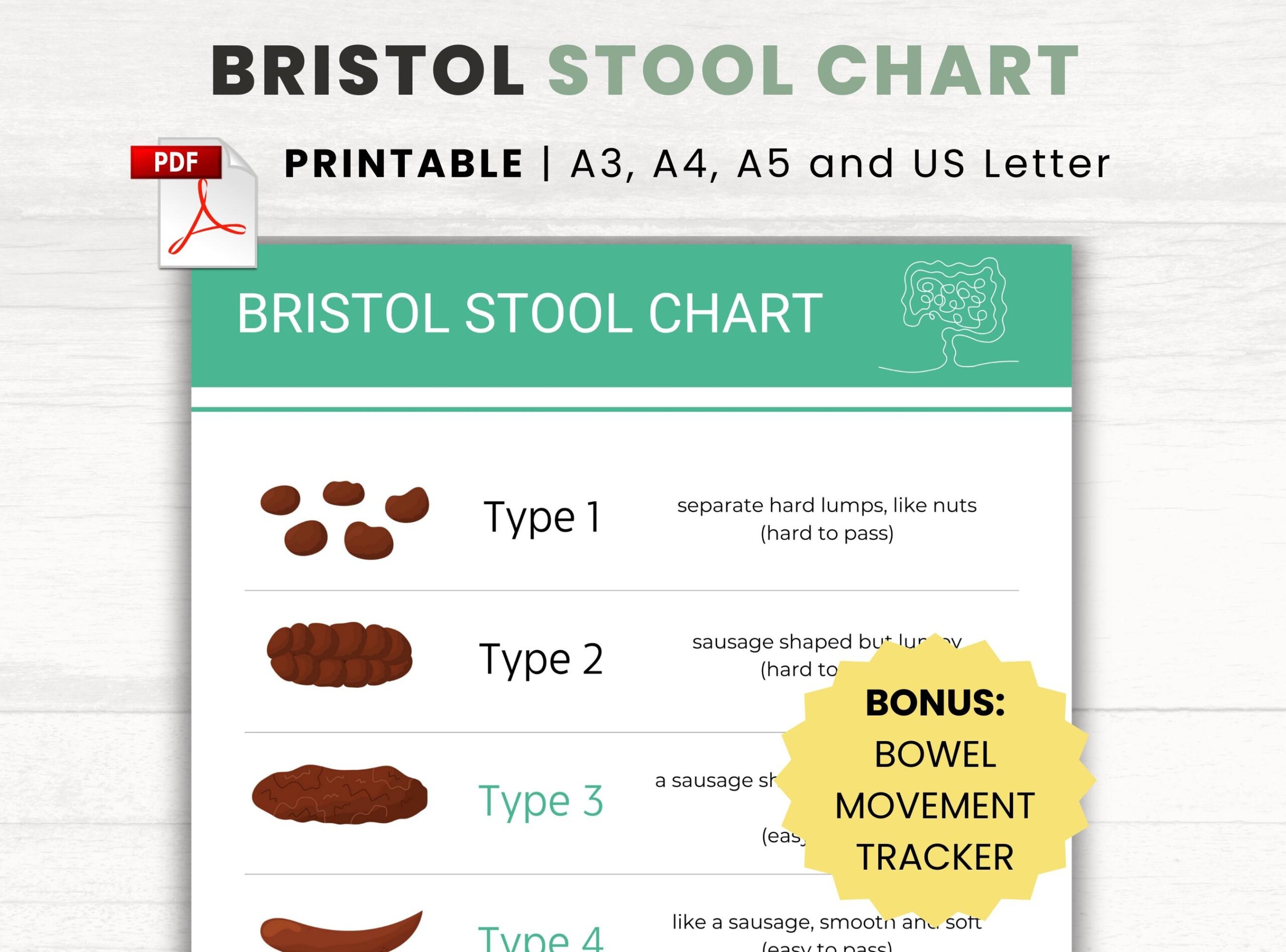 Printable Bristol Stool Chart