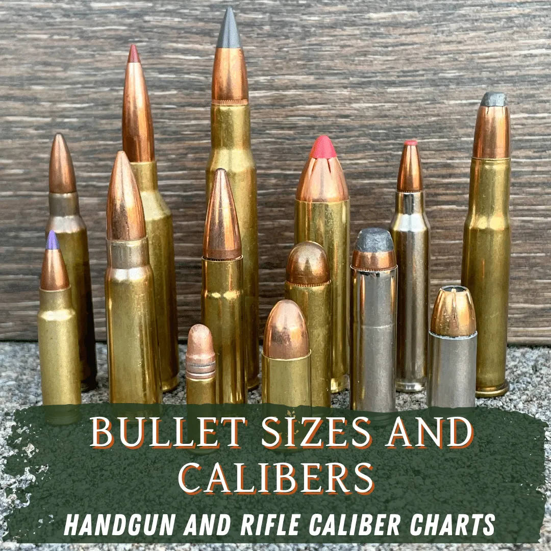 Bullet Sizes Complete Guide And Caliber Charts