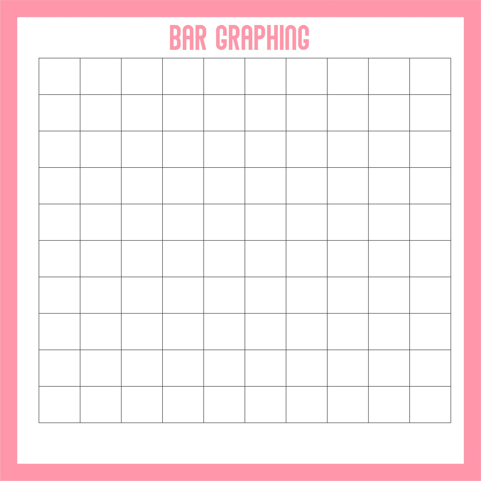 Printable Bar Chart Template