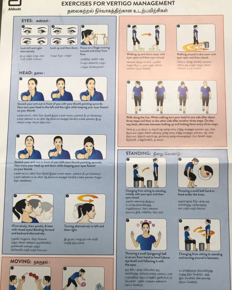 Exercises For Vertigo