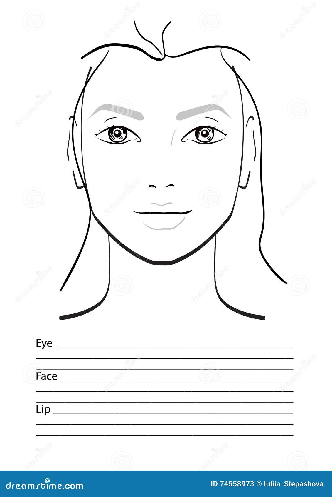 Free Printable Botox Face Chart
