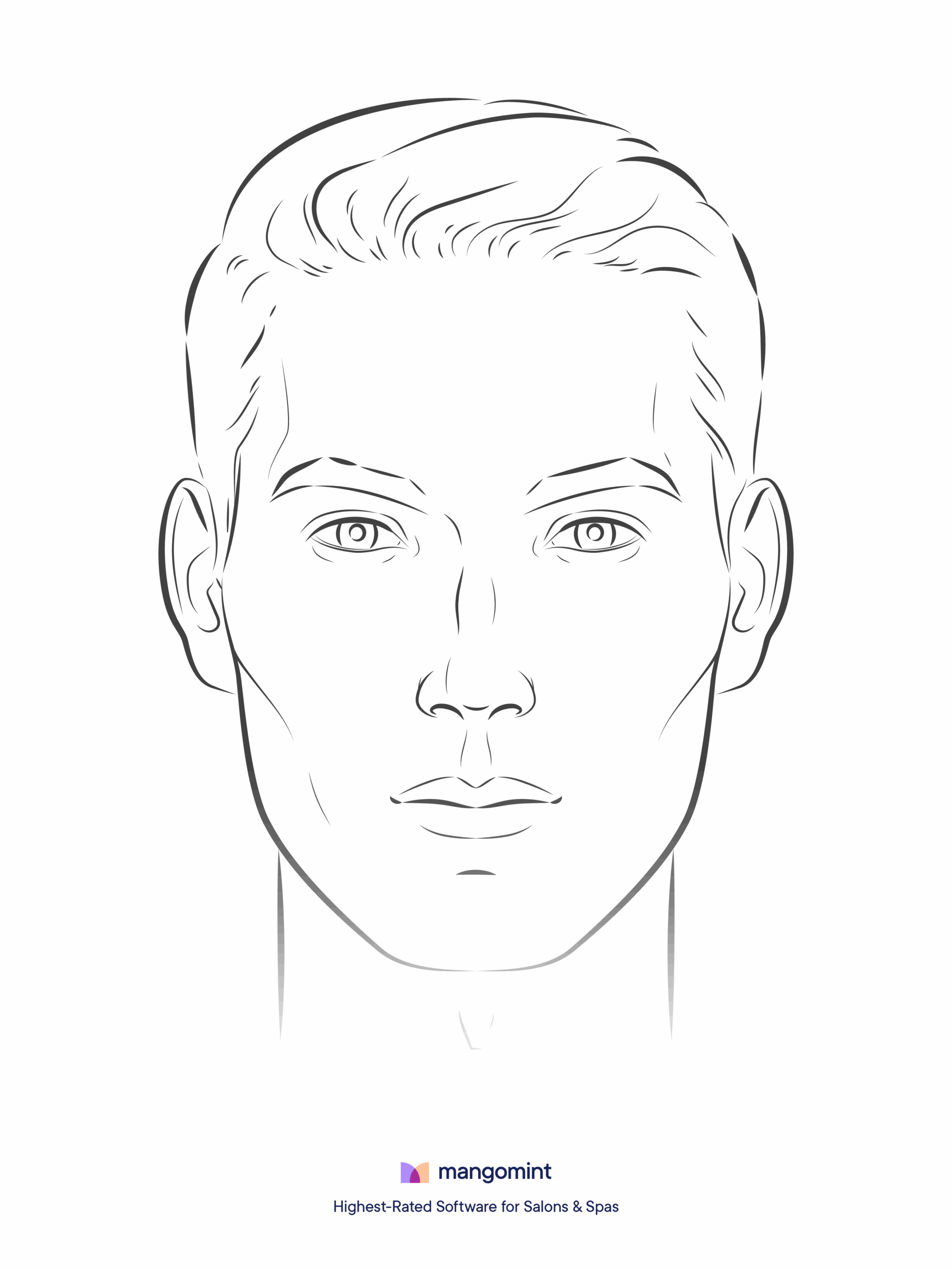 Face Charts Templates For Spas Salons And Tattoo Shops Mangomint Salon And Spa Software