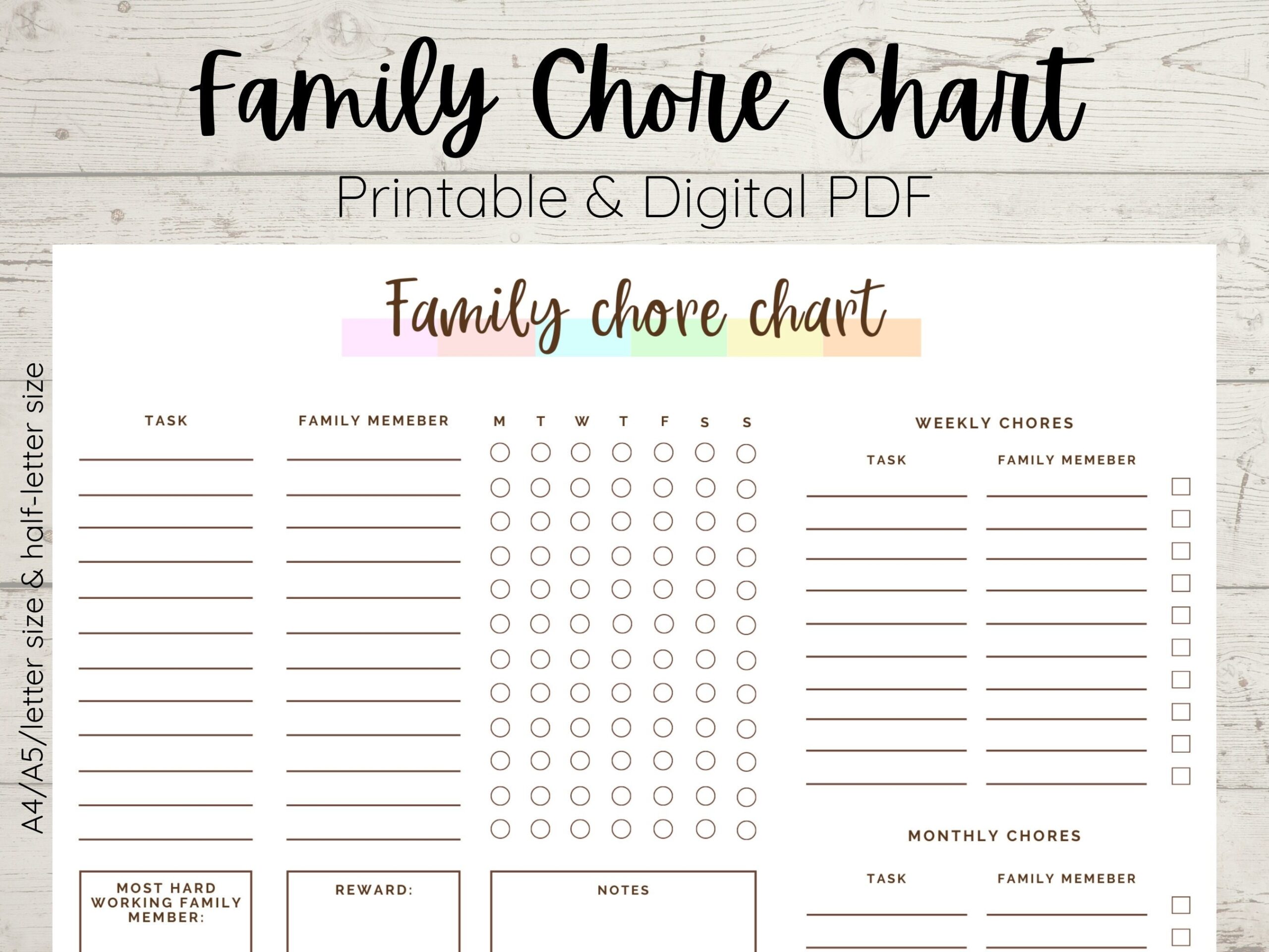 Family Chore Chart Printable Chore Checklist Family Checklist Worksheets Library