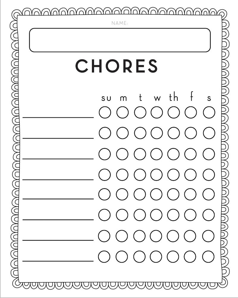 Free Chore Chart Archives Sincerely Sara D Home Decor U0026 DIY Free Chore Chart Archives Sincerely Sara D Home Decor U0026 DIY