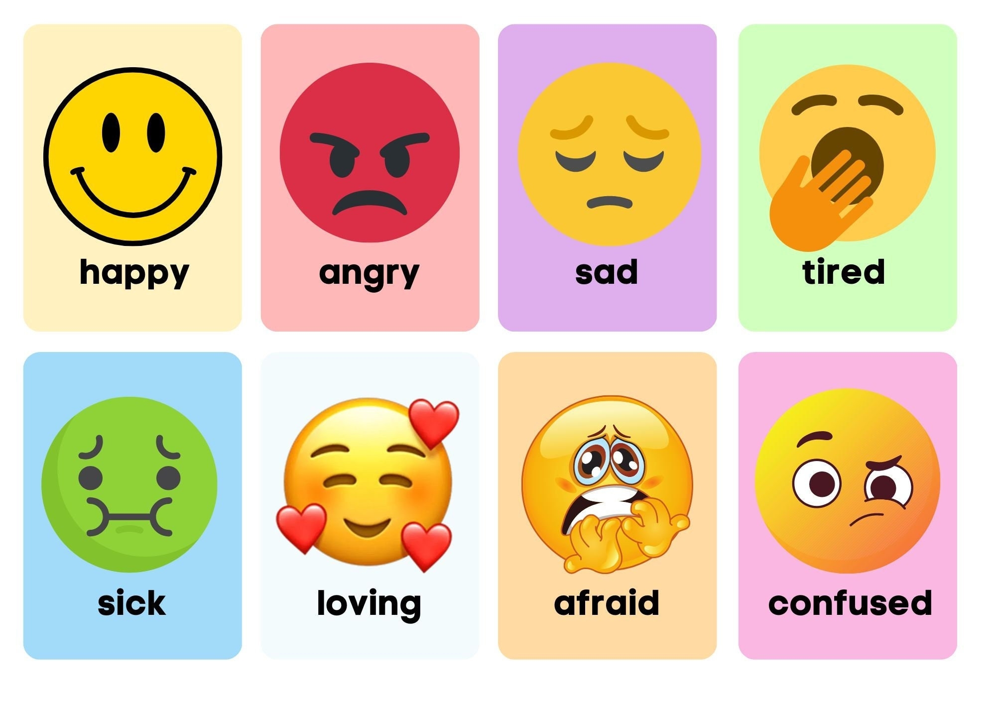 Free Kleiderschutz Printable Emojis Emotion Faces