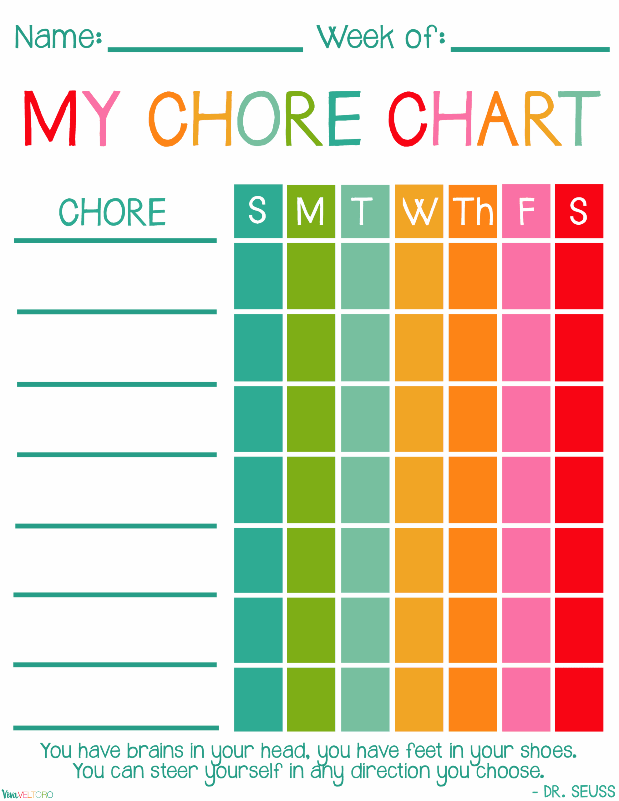 Free Printable Chart
