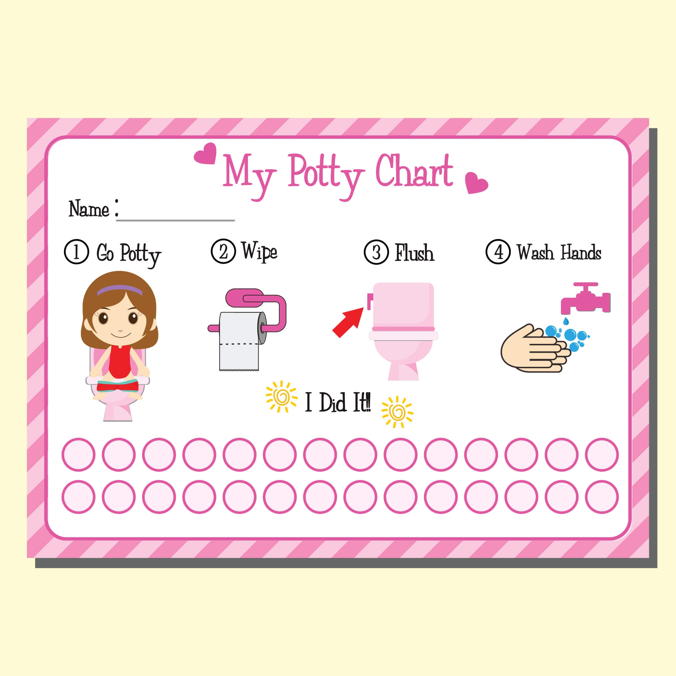 Free Printable Potty Training Charts Tried and True 
