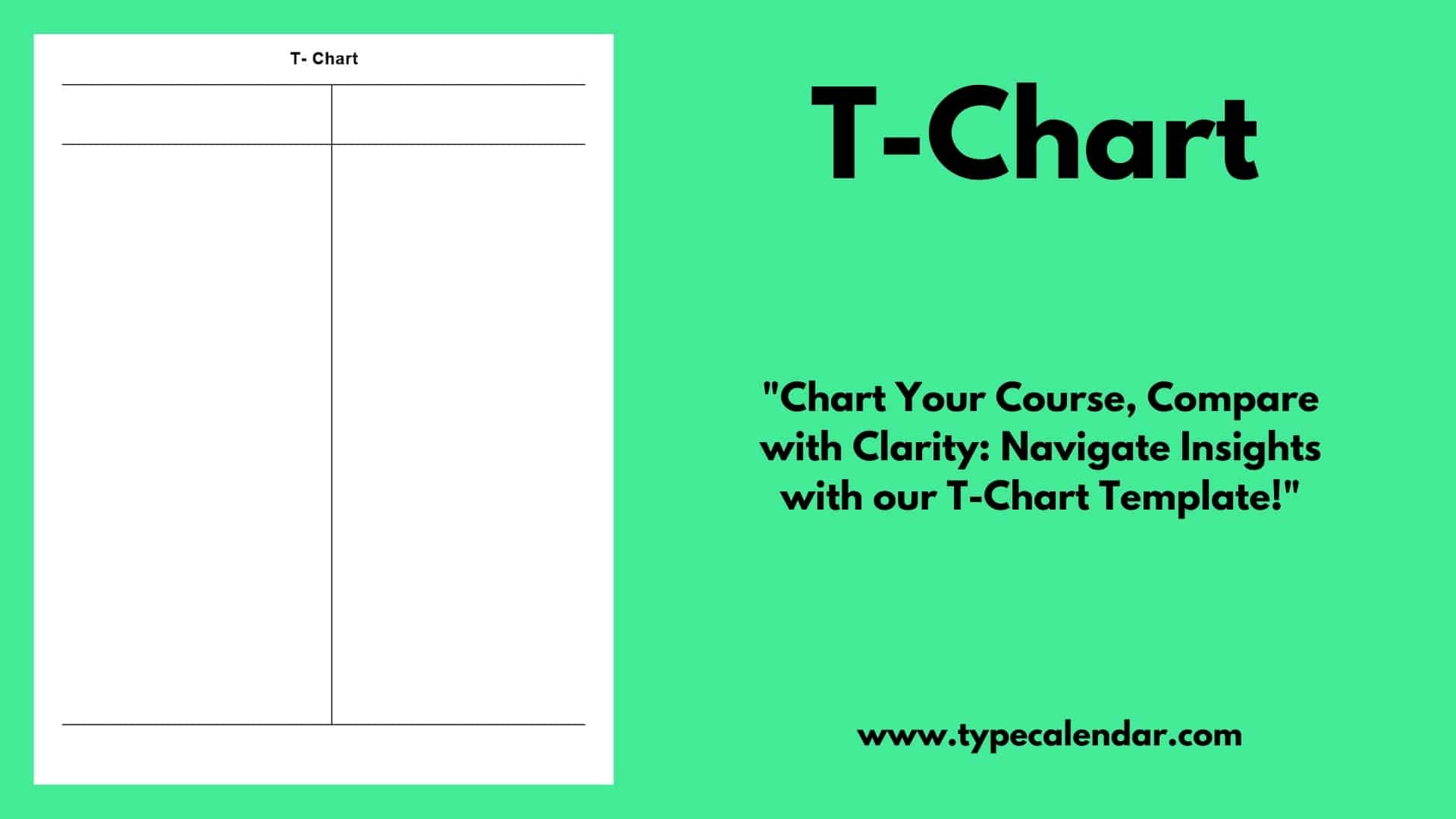 Printable T Chart