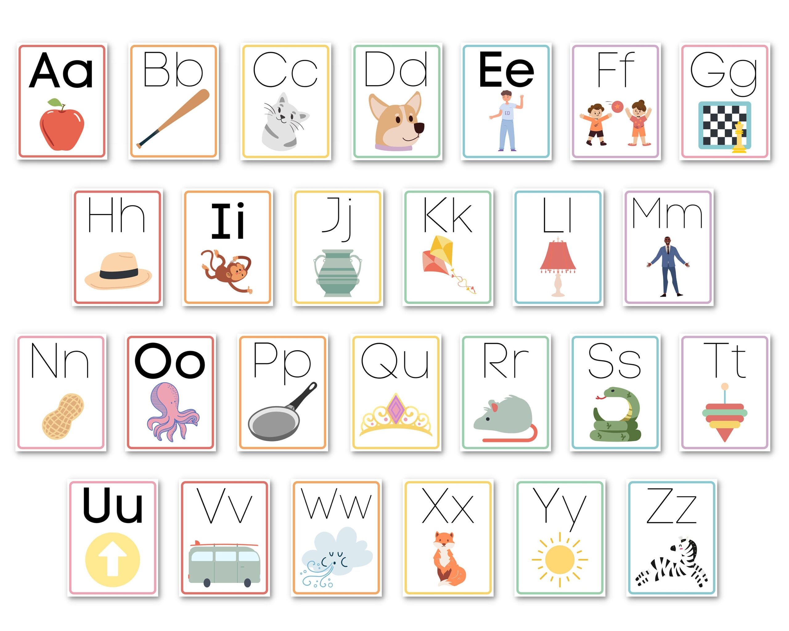 Fundations Alphabet Chart Printable