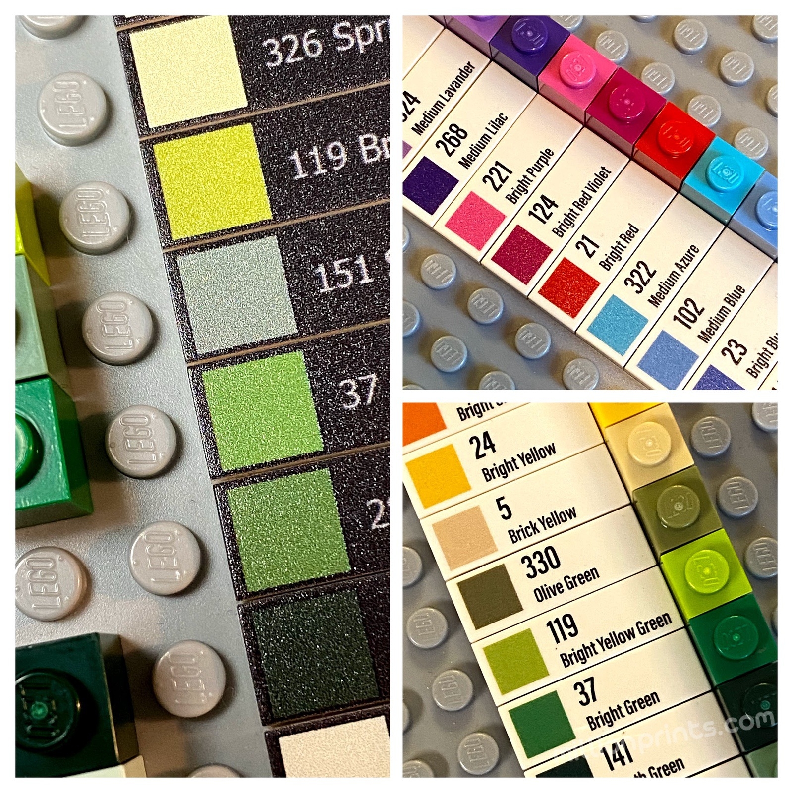 Matching Color Chart Millionprints