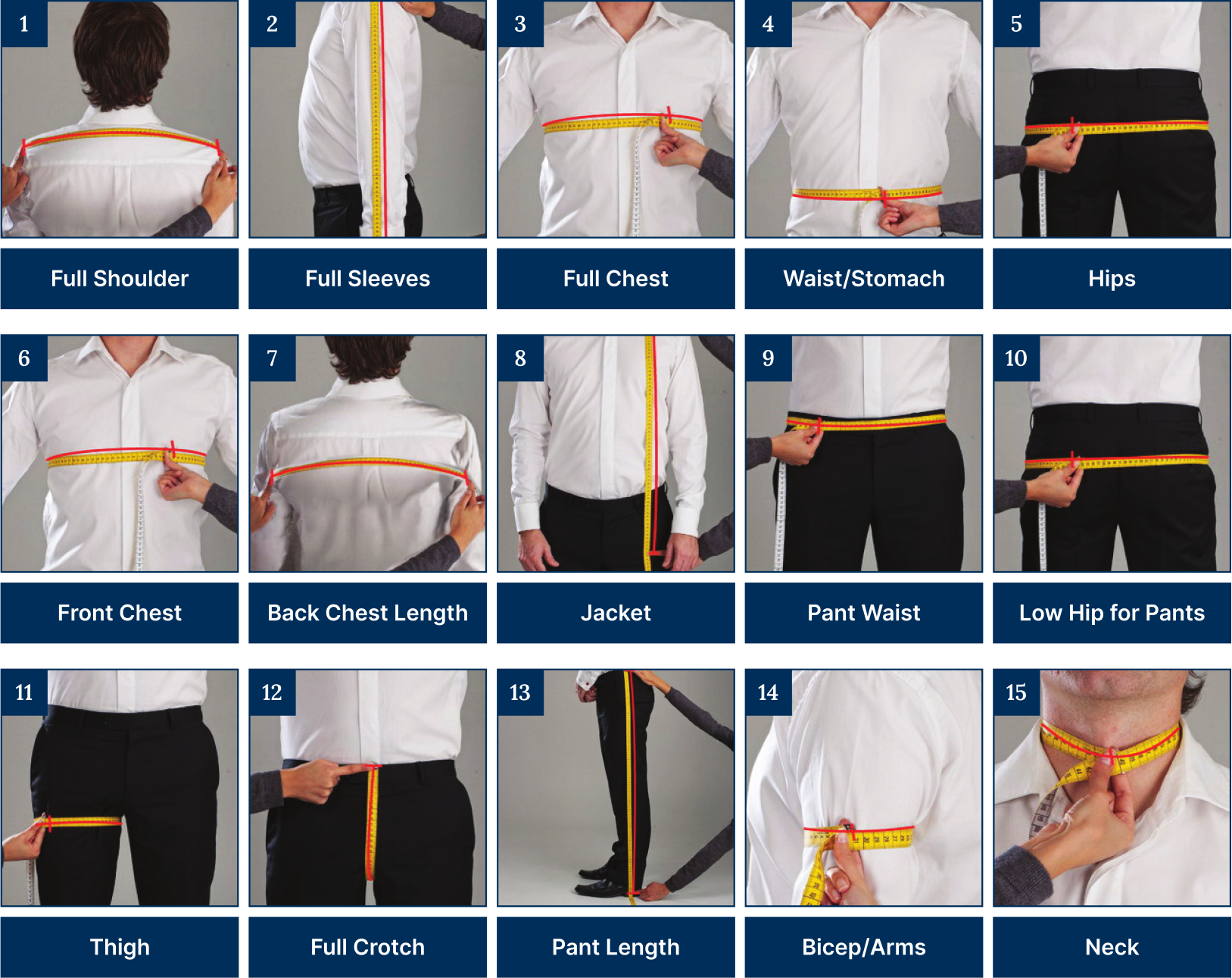 Men s And Women s Measurement Guide Michael Tailors Bangkok