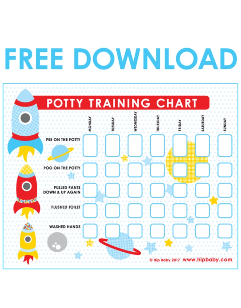 Free Potty Training Chart Printable
