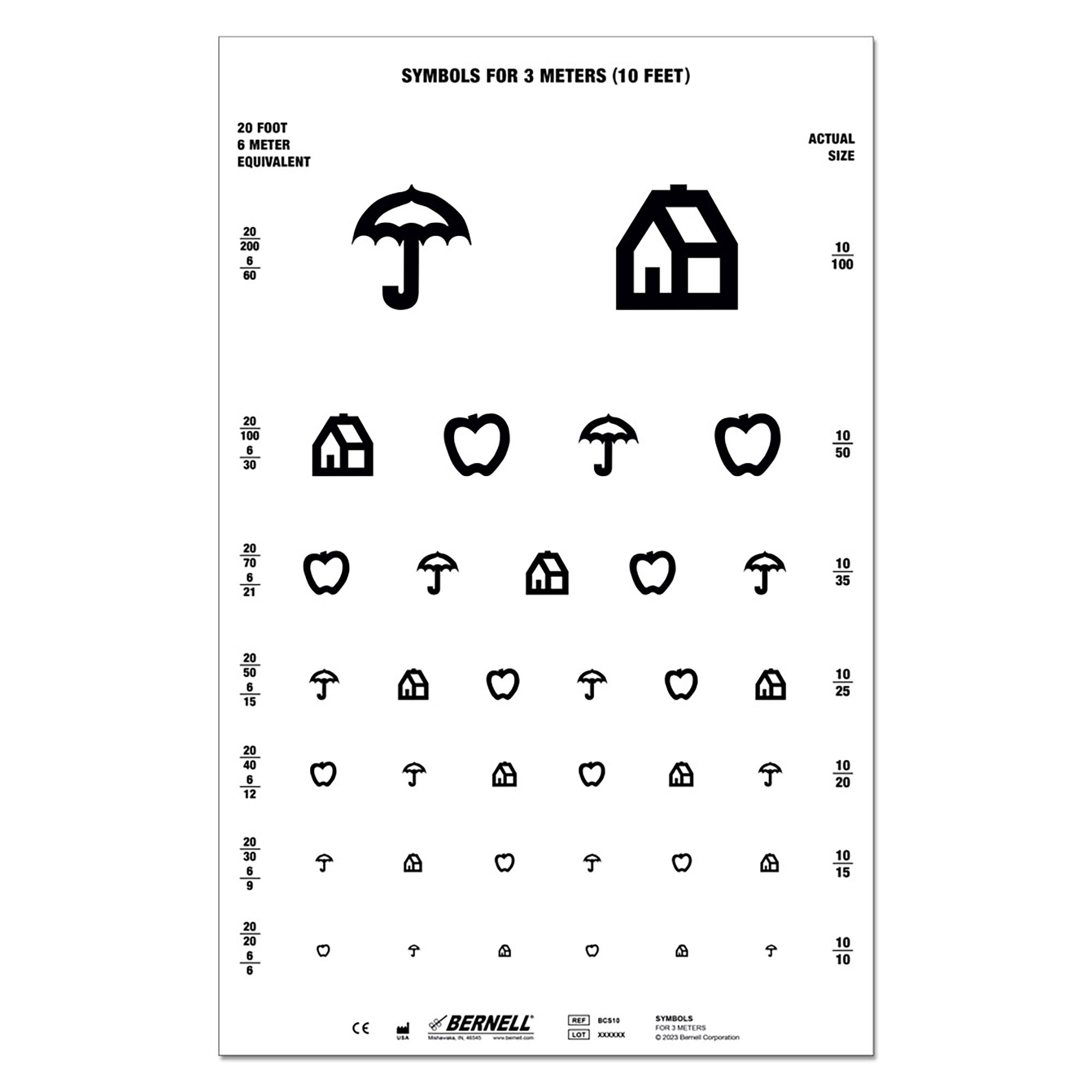 10 Foot Eye Chart Printable