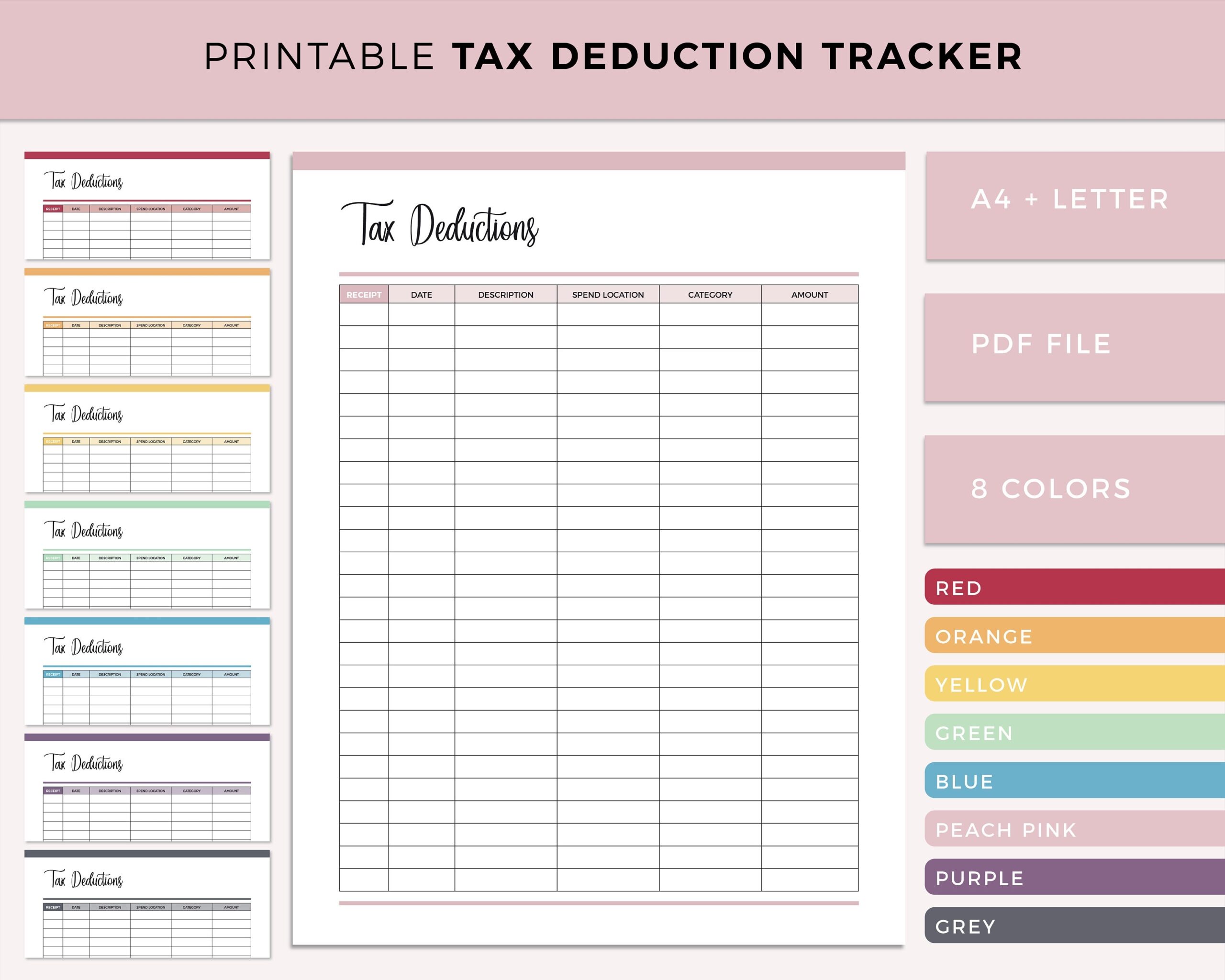 Printable Sales Tax Chart
