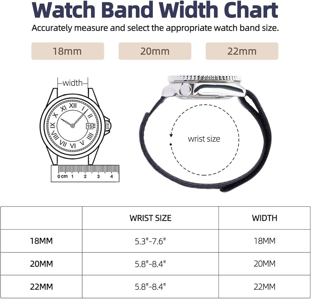 Printable Watch Band Size Chart Outlet