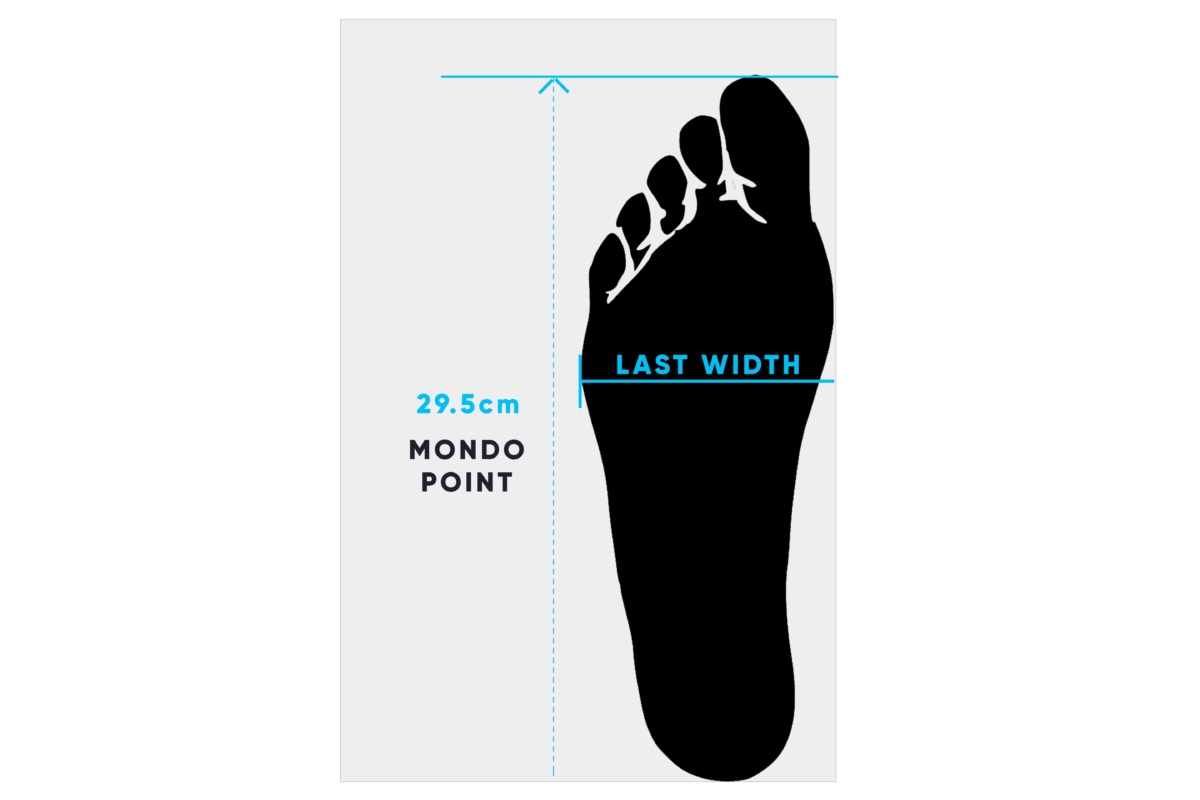 Ski Boot Size Chart U0026 Mondopoint Size Guide with Sizing Tips Carv