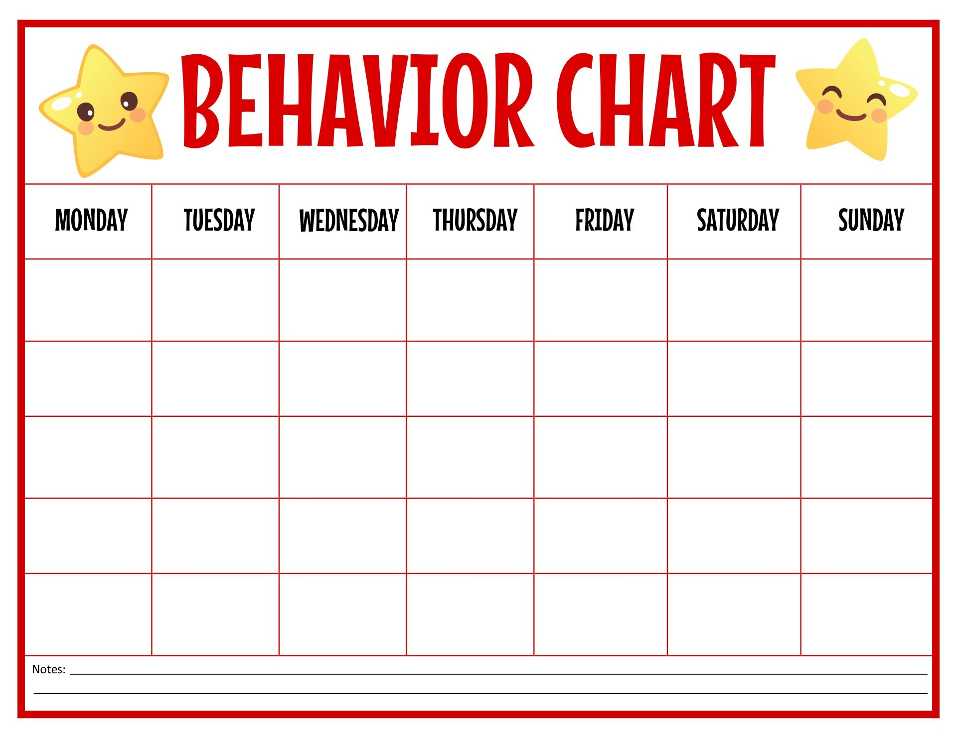 Sticker Reward Chart Free Printable Printable Party Favors