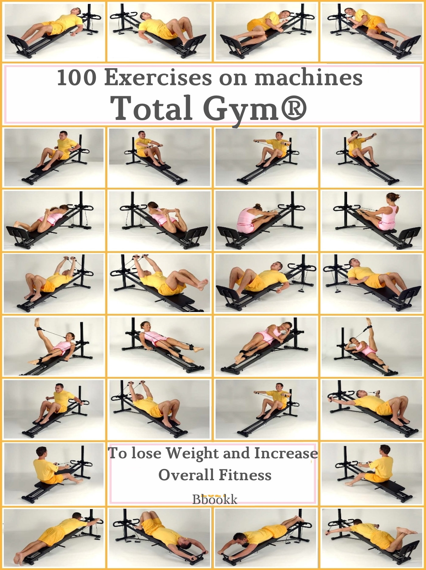 Total Gym Exercise Chart Etsy