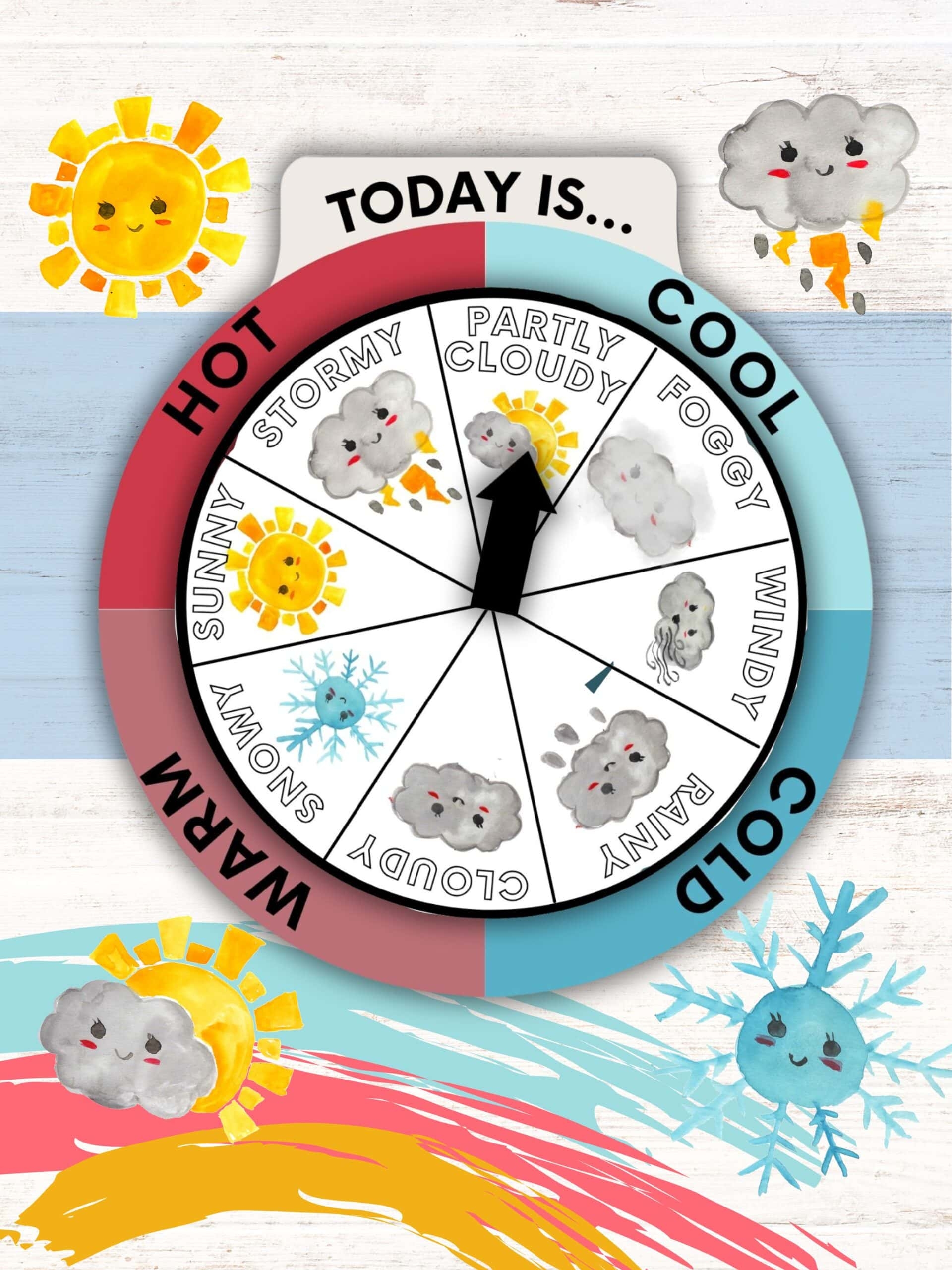 Weather Chart Preschool Printable