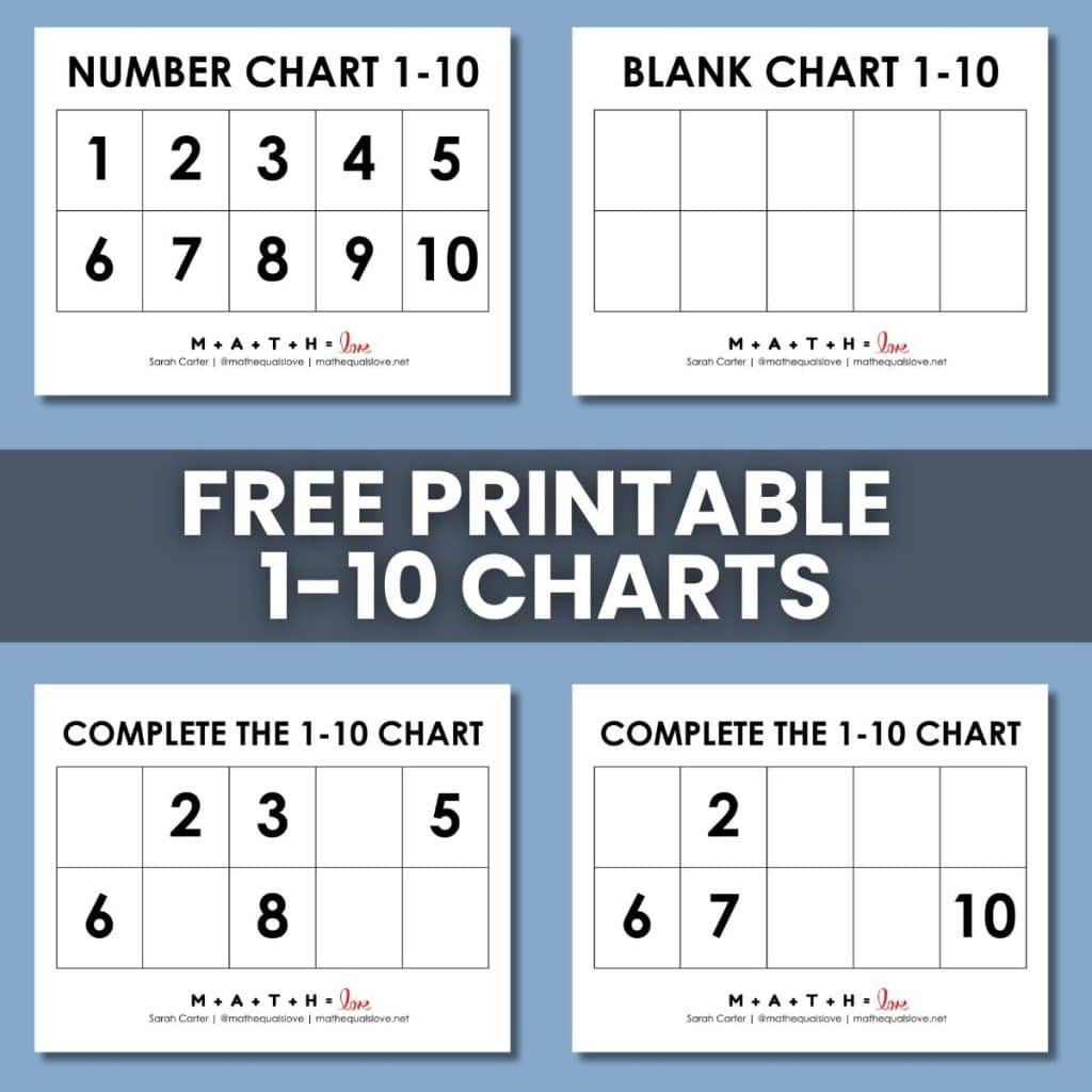 10s Chart Printable 10s Chart Printable