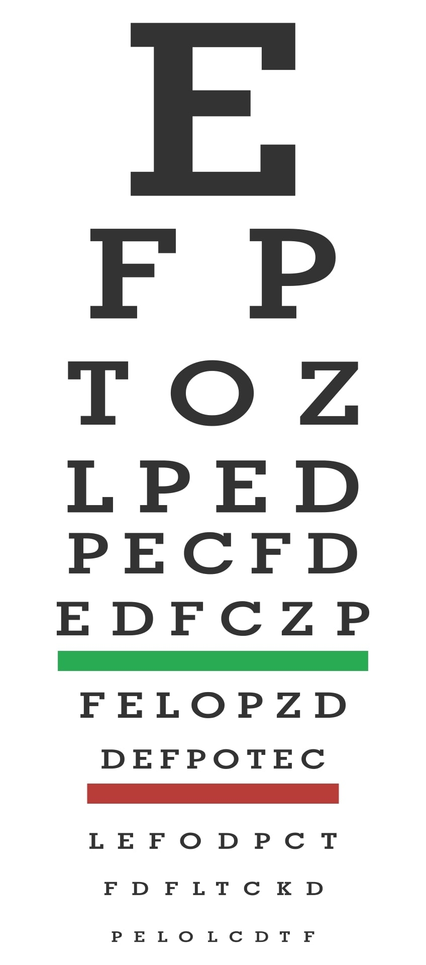 Printable Hotv Eye Chart