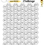 100 Envelope Challenge Tracker Printable Savings Goal Money Challenge Budget Tracker Dave Ramsey Financial Peace Live Like No One Else Etsy