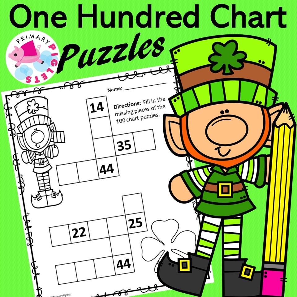 100S Charts Worksheets Puzzles St Patrick s Day Made By Teachers 100S Charts Worksheets Puzzles St Patrick s Day Made By Teachers