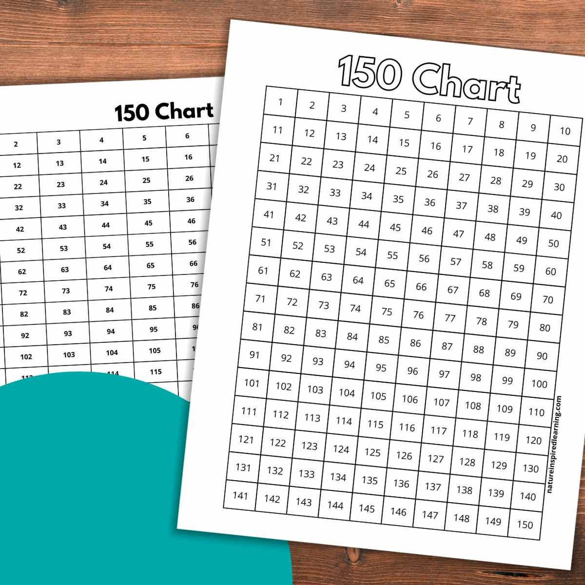 150 Number Charts Nature Inspired Learning 150 Number Charts Nature Inspired Learning