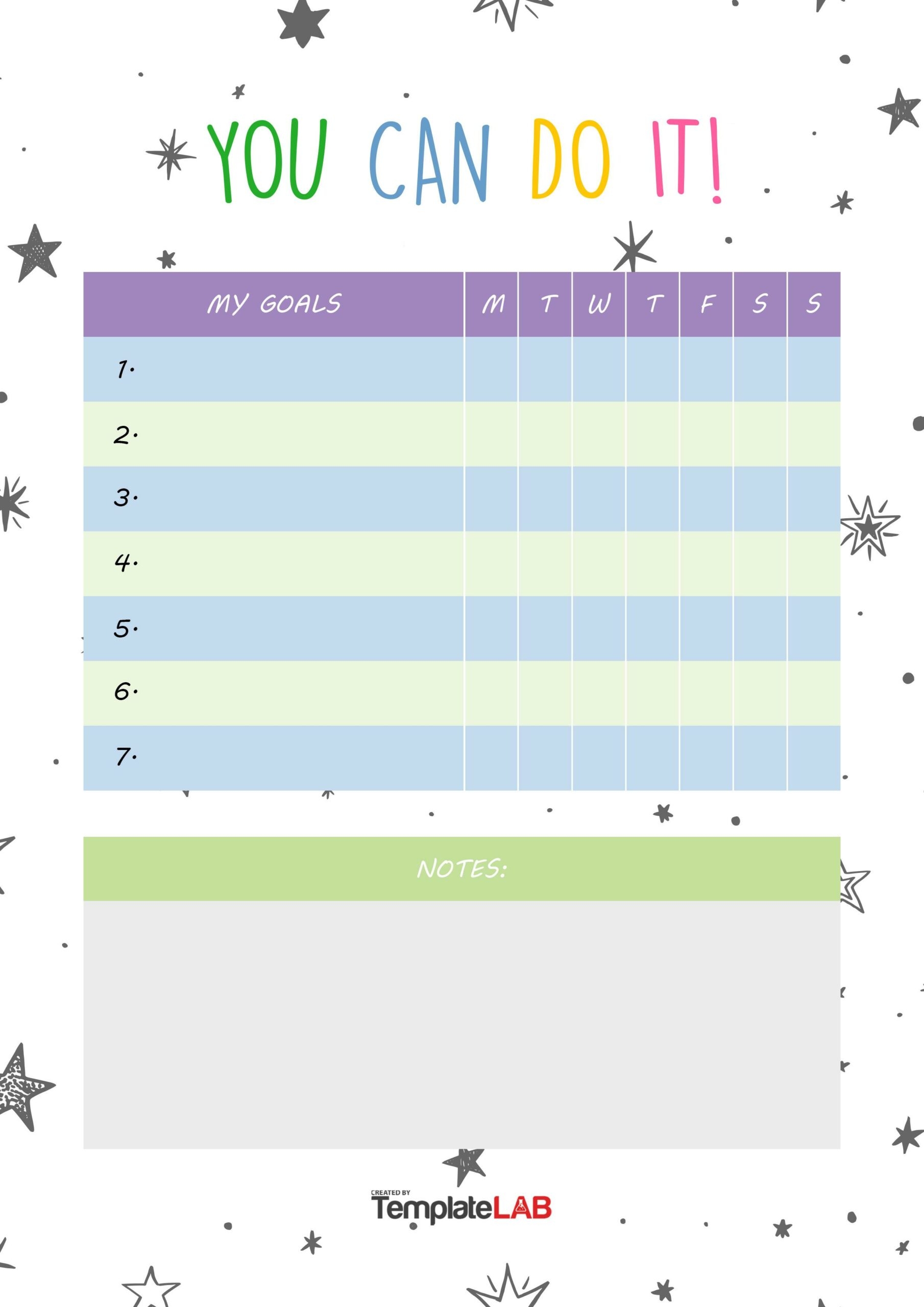 Free Printable Progress Chart