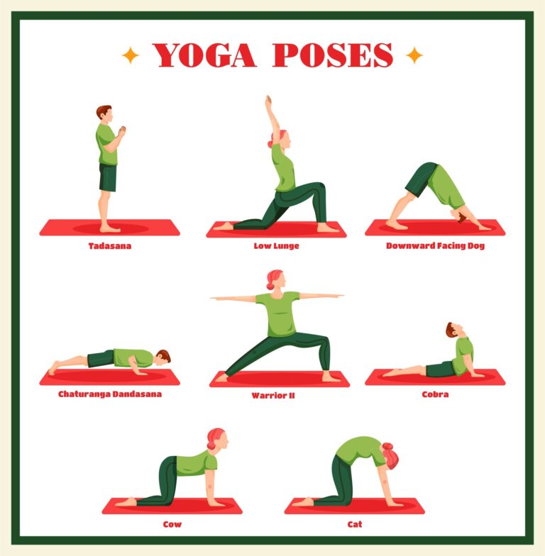 20 Beginner Yoga Poses For Flexibility Free Printable Yoga Rove Worksheets Library