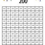 200 Chart digital Printable Etsy
