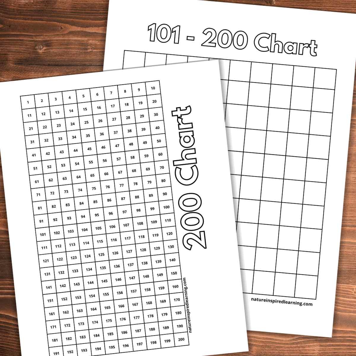 Free Printable 200 Chart Free Printable 200 Chart