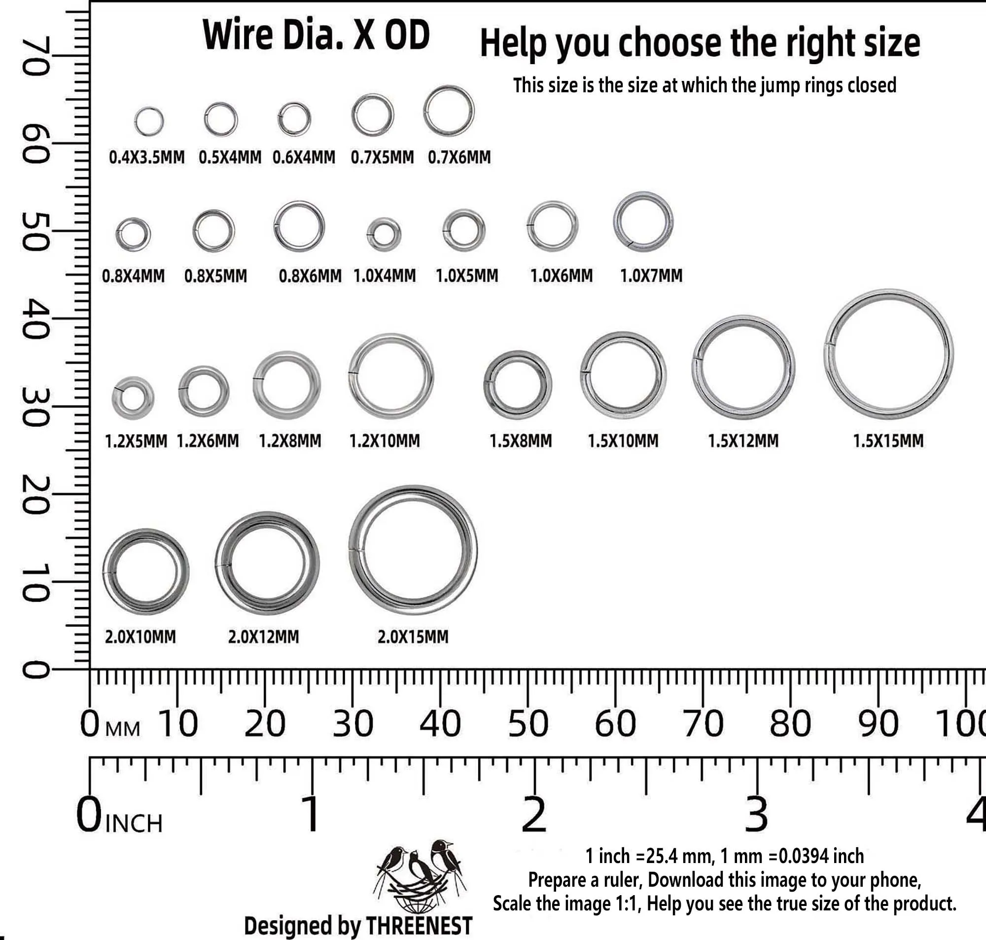 250 1000 5000PCS Stainless Steel Jump Rings 4mm 5mm 6mm 7mm 8mm 9mm 10mm 12mm 15mm Round Metal Split Opened Rings AliExpress