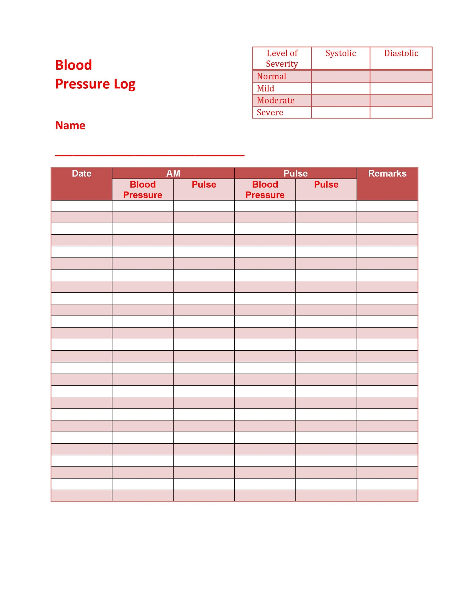 Blood Pressure Chart Printable Pdf Blood Pressure Chart Printable Pdf