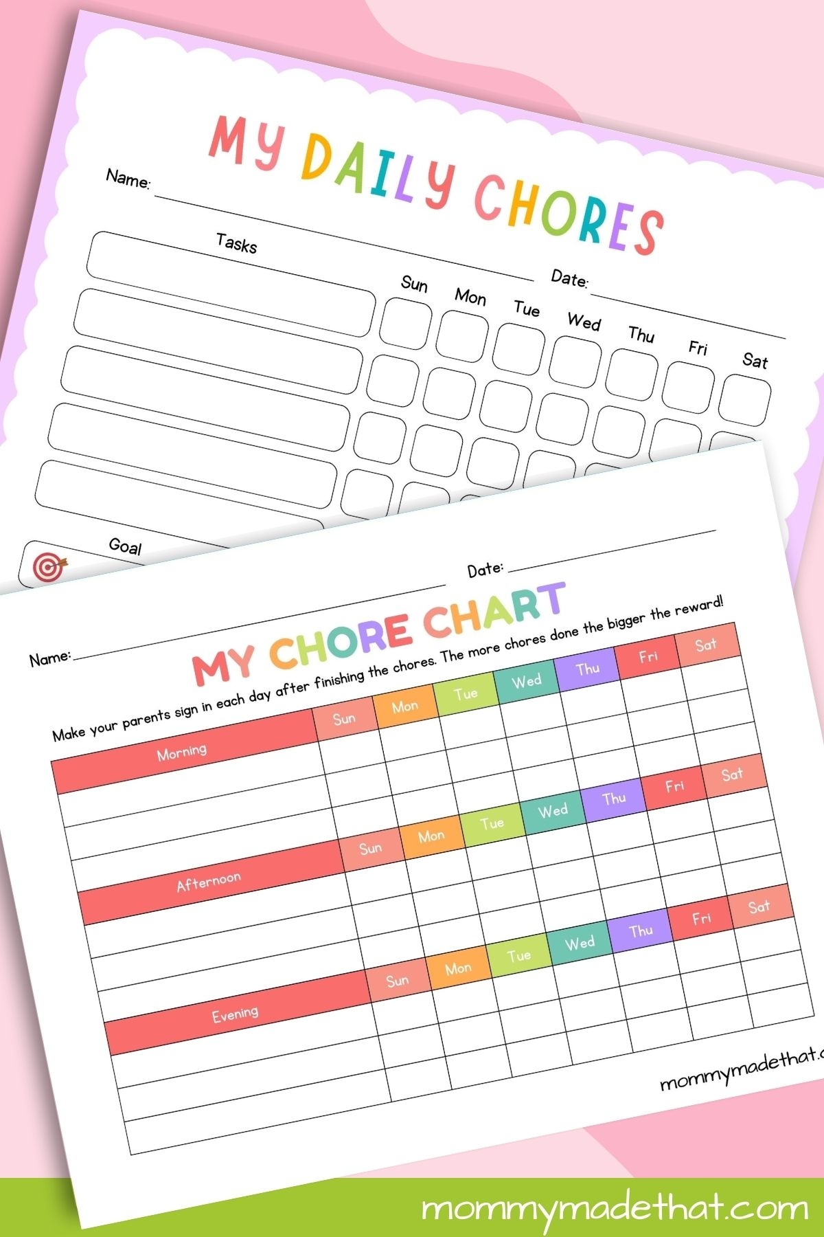 31 Free Printable Chore Charts Lots Of Fun Cute Charts 31 Free Printable Chore Charts Lots Of Fun Cute Charts