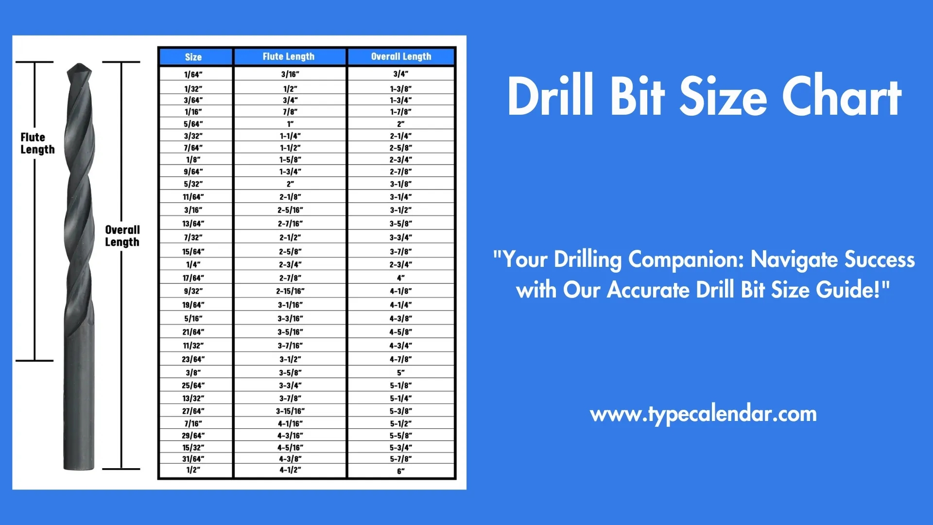 33 Free Printable Drill Bit Size Charts PDF 33 Free Printable Drill Bit Size Charts PDF