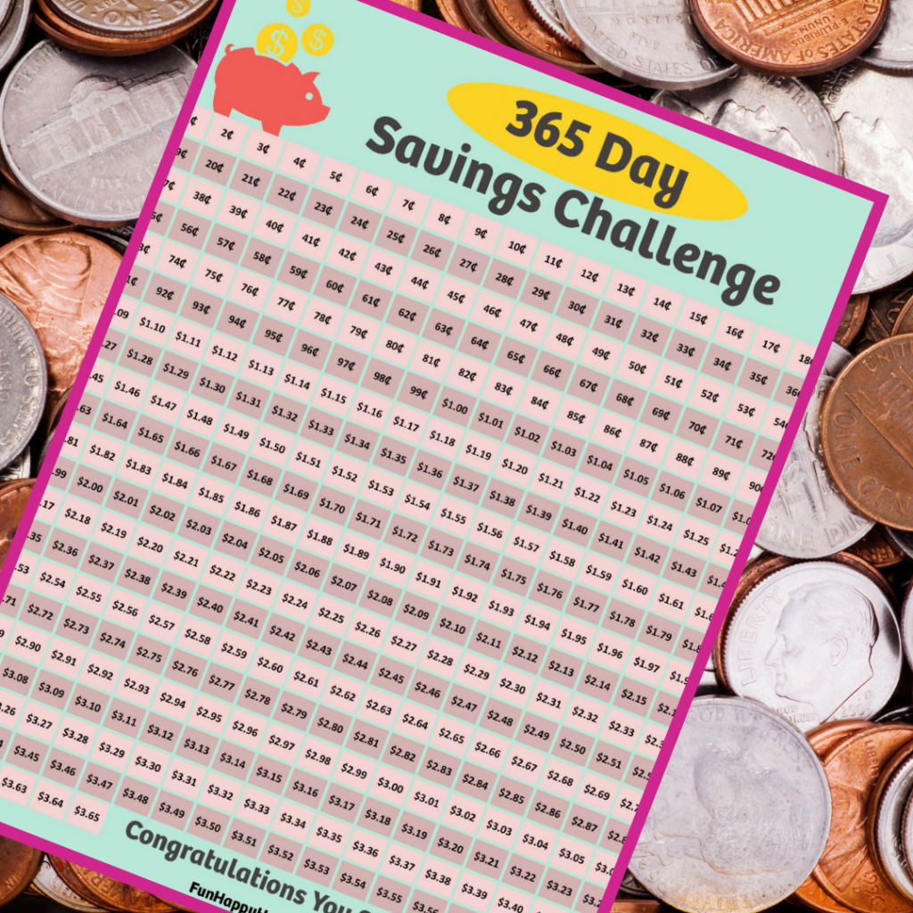 365 Day Penny Saving Challenge A FREE Printable 365 Day Penny Saving Challenge A FREE Printable