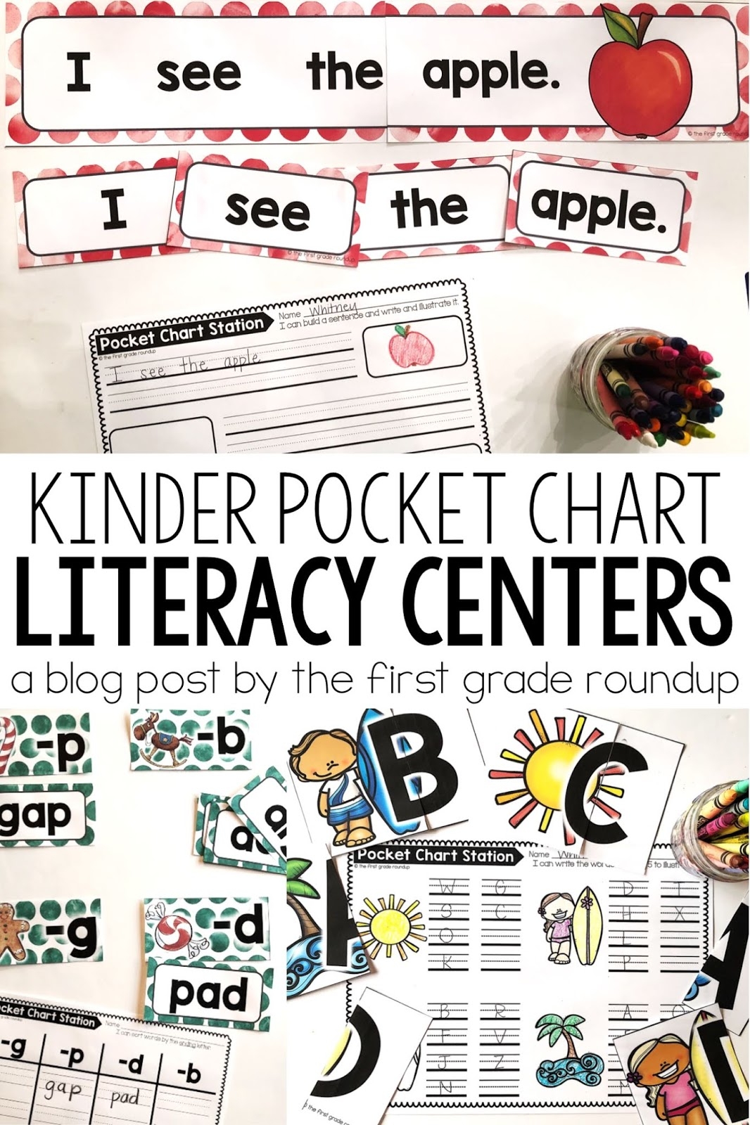 4 Easy Pocket Chart Center Ideas That Kids Will Love The First Grade Roundup