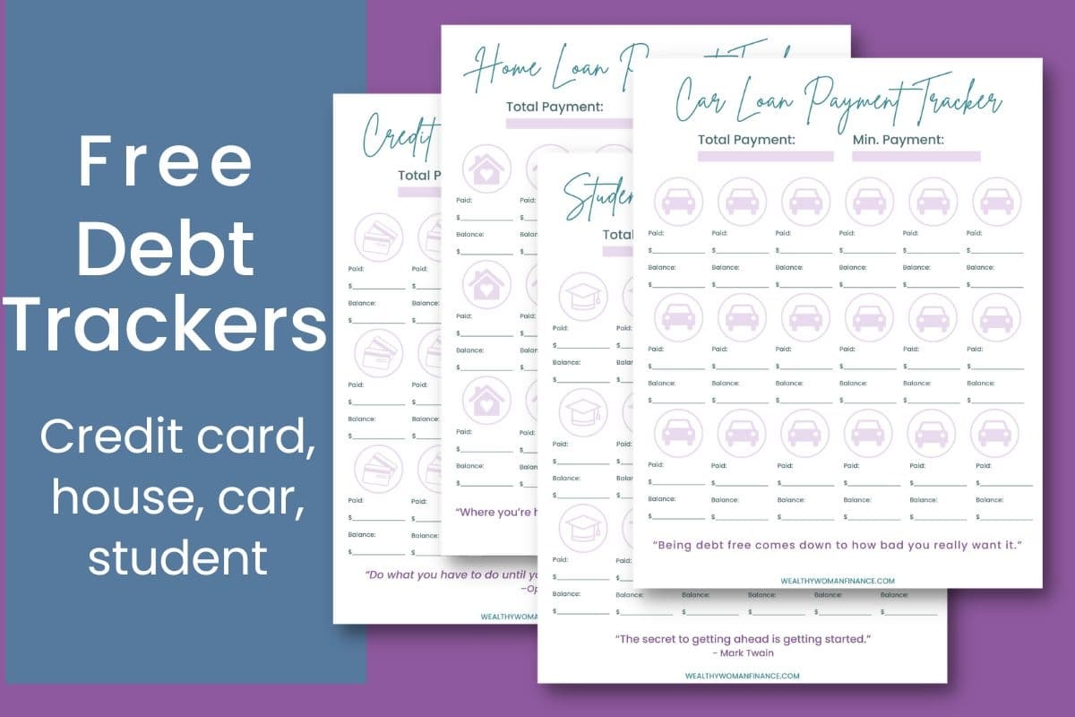 4 Free Debt Tracker Worksheets Crush Debt In 2025