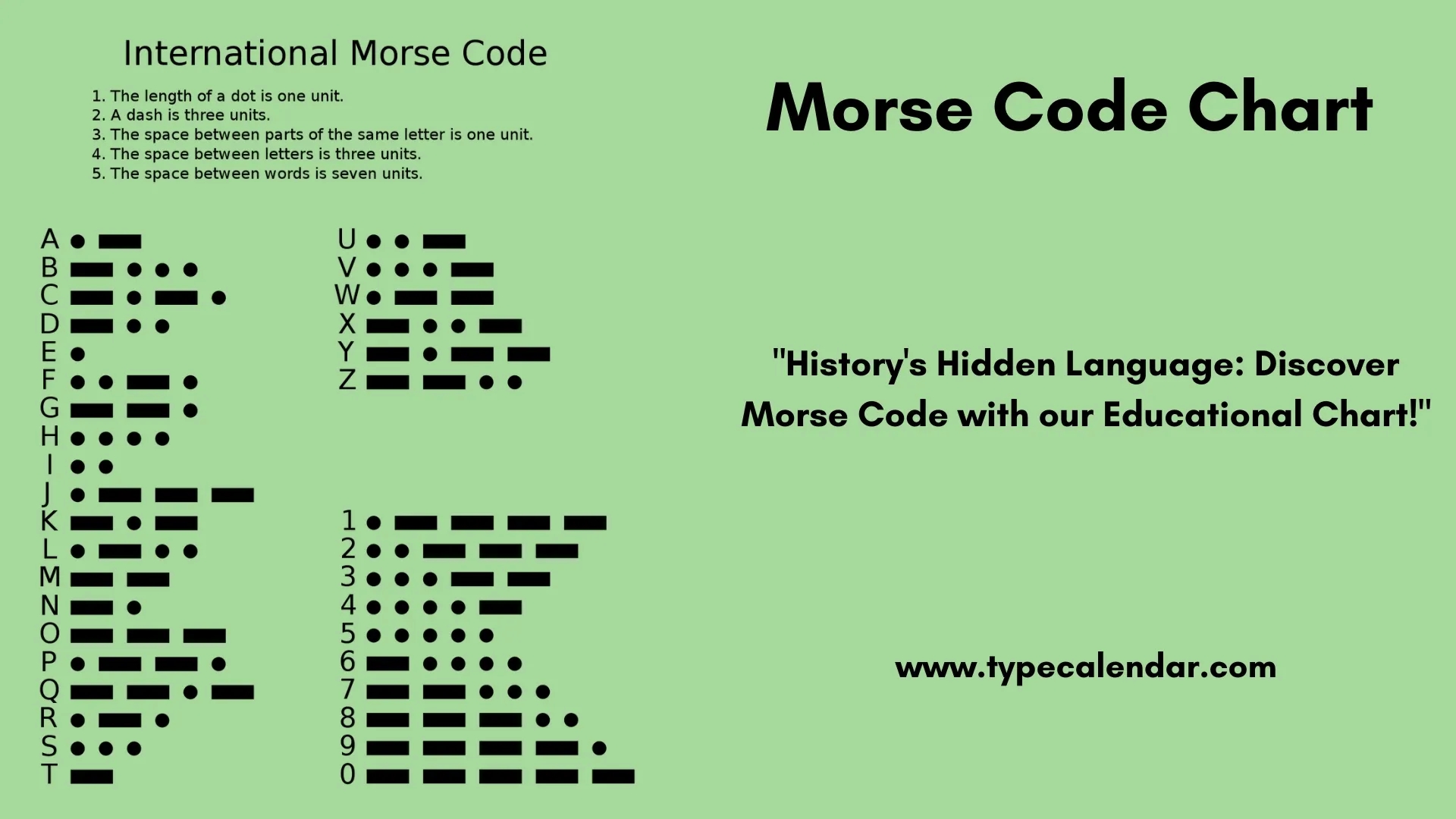 40 Free Printable Morse Code Charts Numbers Alphabet 40 Free Printable Morse Code Charts Numbers Alphabet