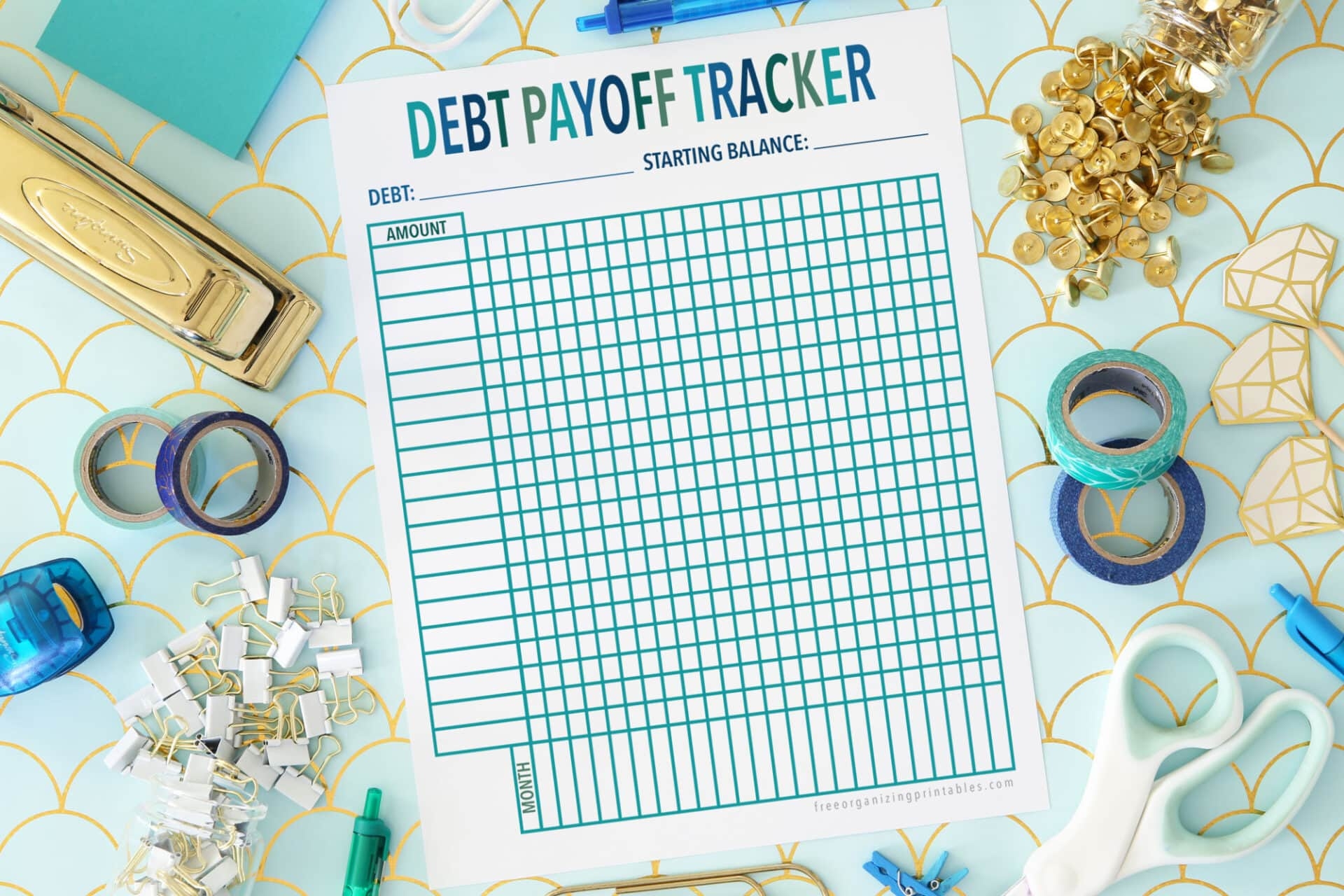 5 Free Debt Payoff Tracker Printables Free Organizing Printables