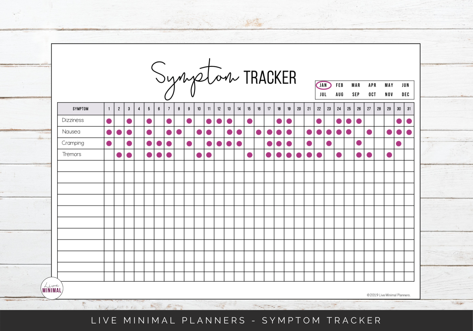 Free Printable Bowel Movement Tracking Chart