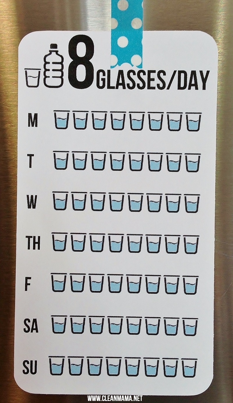 Free Printable Water Intake Chart